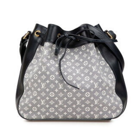 Louis Vuitton Monogram Idylle Noe Shoulder Bag Navy Blue Leather - Picture 1 of 8